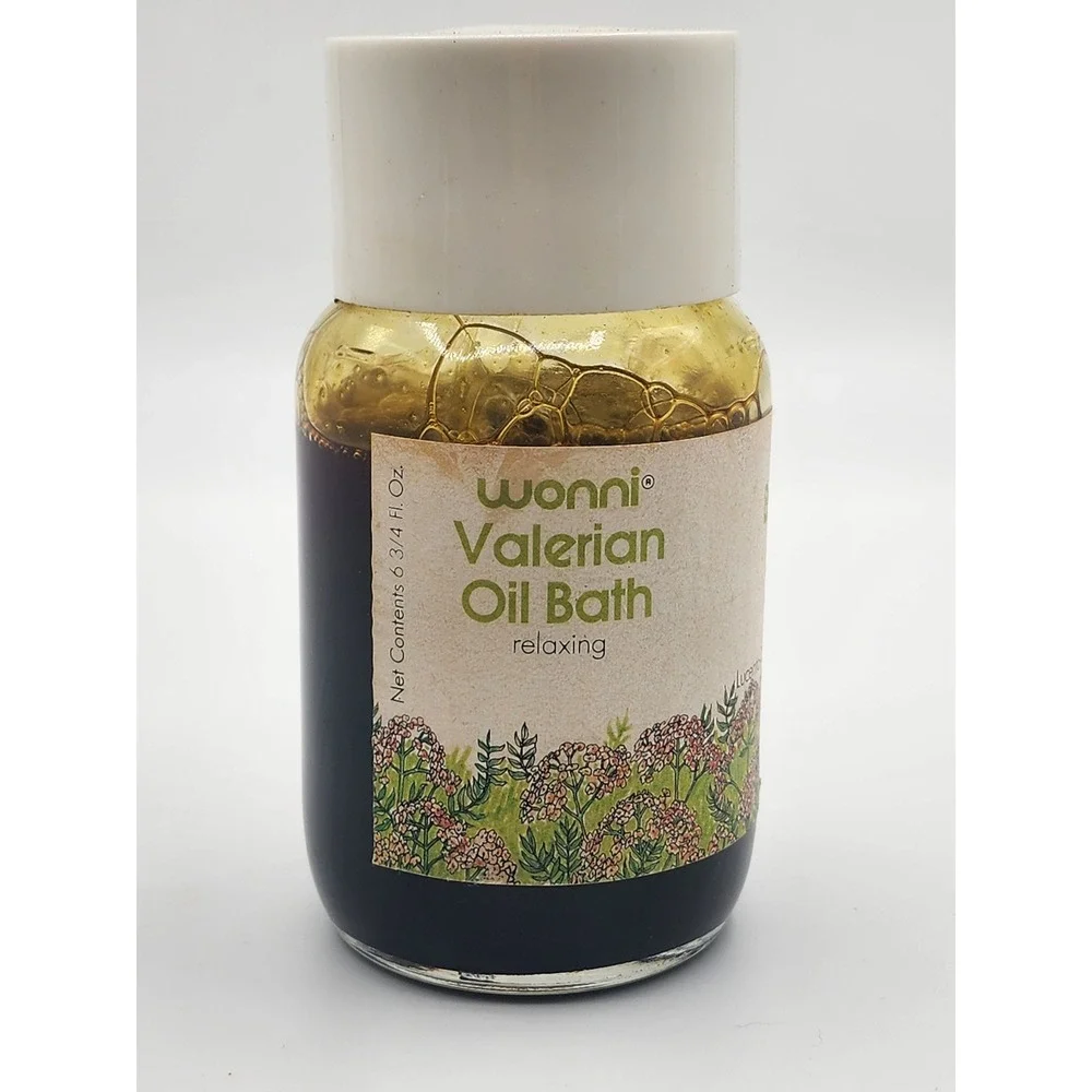 Wonni Valerian Oil Bath Relaxing‎ Calming Sedative Made in Germany Vintage